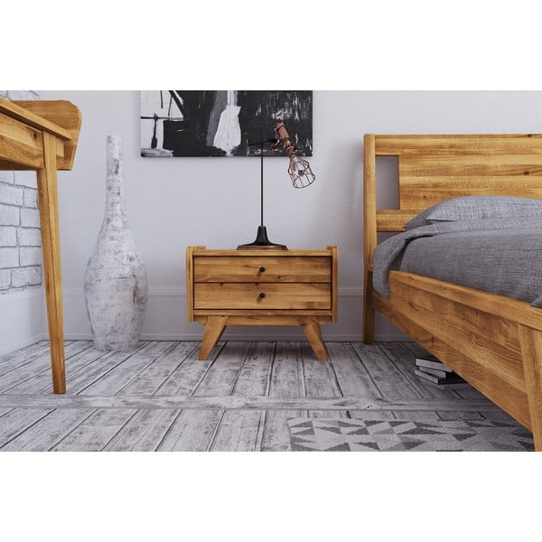 Nočný stolík z dubového dreva Retro 1 - The Beds-image-1