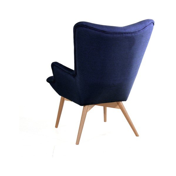 Tmavomodré kreslo Max Winzer Arne-image-2