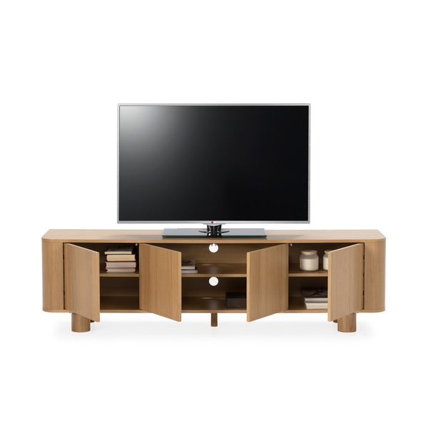 TV stolík v dekore duba v prírodnej farbe 180x50,5x40 cm Padoc – MOME-image-2