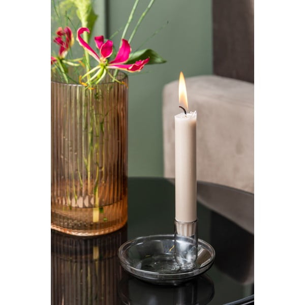 Sivý sklenený svietnik PT LIVING Tub-image-1