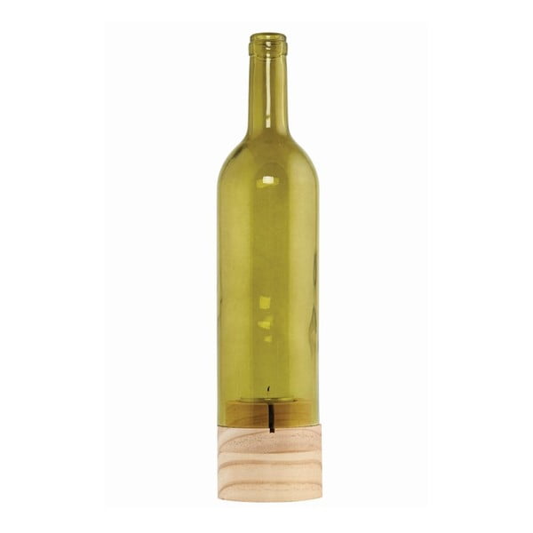 Svietnik Bottle Green, 36 cm
