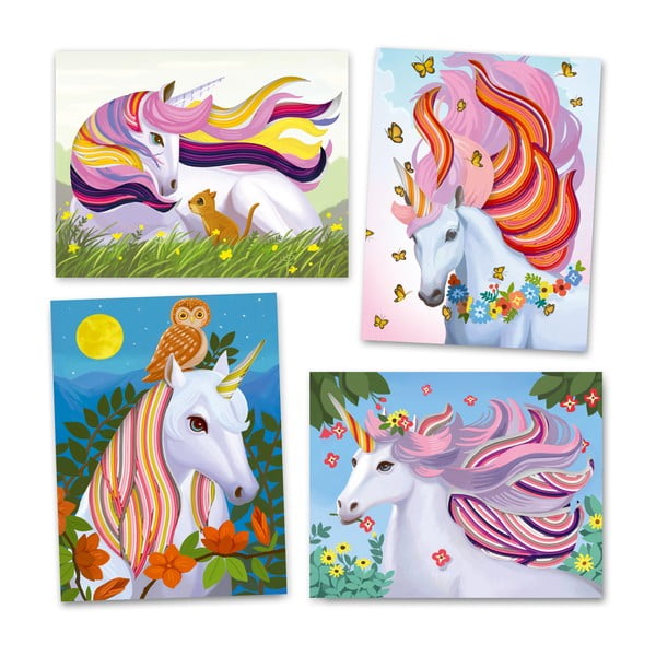 Kreatívny set Djeco Rainbow Unicorns