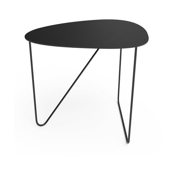 Čierny kovový konferenčný stolík 44x50 cm Curve L Bull – LIND DNA