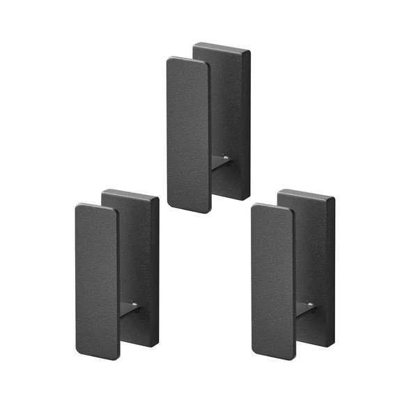 Čierne nástenné kovové háčiky v súprave 3 ks Tower – YAMAZAKI