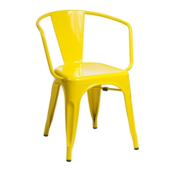 Žltá stolička D2 Paris Arms