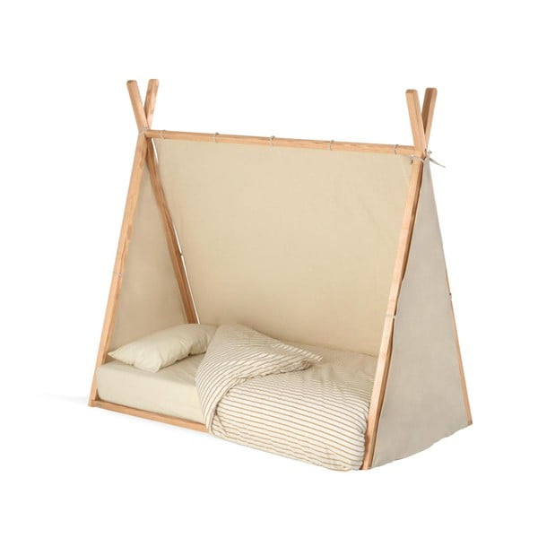 Detská posteľ 70x140 cm v prírodnej farbe Maralis Teepee – Kave Home-image-4