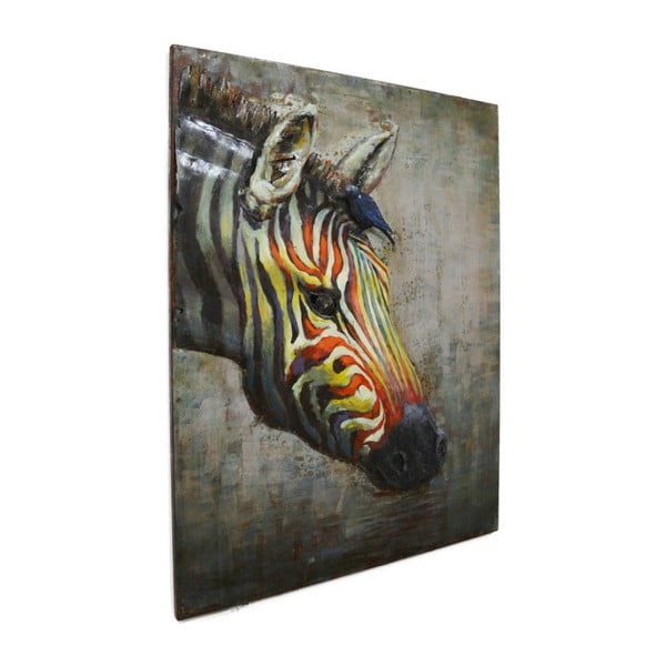 Ručne maľovaný obraz Vivorum Zebra, 60 × 80 cm-image-1
