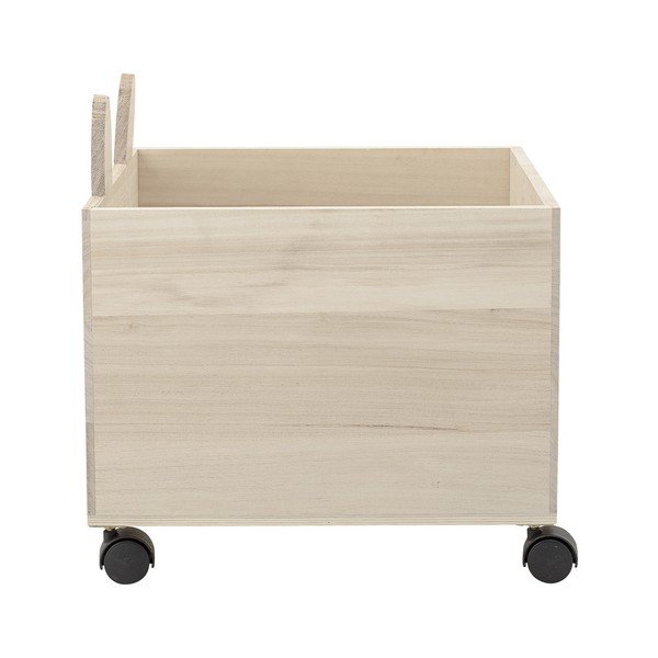 Drevený úložný box na hračky na kolieskach Bloomingville Storage Bear-image-2
