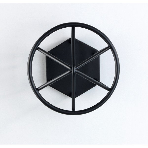 Čierny hástěnný háčik Wenko Menton-image-1