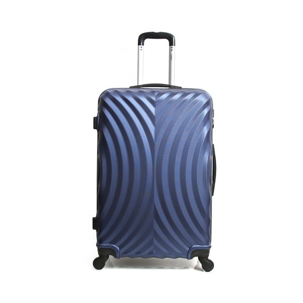 Modrý cestovný kufor na kolieskach Hero Lagos, 60 l