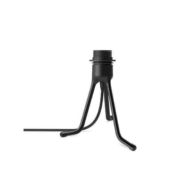 Čierny polohovací stojan tripod na svietidlá UMAGE, výška 18,5 cm