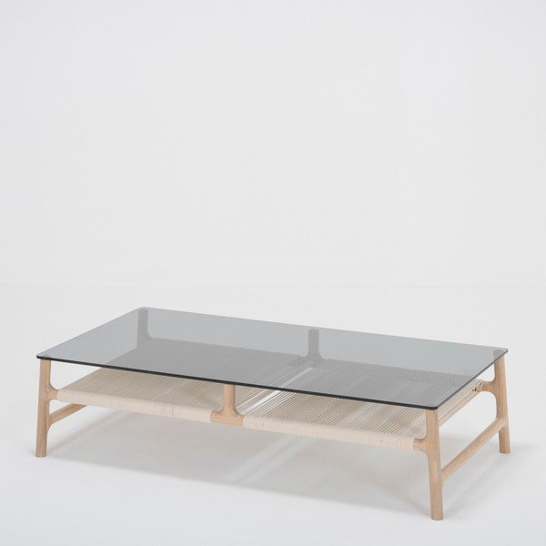 Konferenčný stolík z masívneho dubového dreva Gazzda Fawn, 120 x 60 cm-image-1
