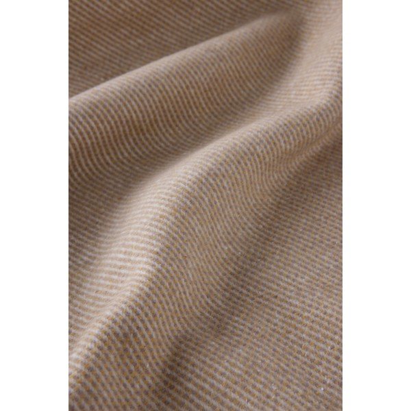 Svetlohnedý pléd s podielom bavlny Euromant Jade, 140 x 180 cm-image-3