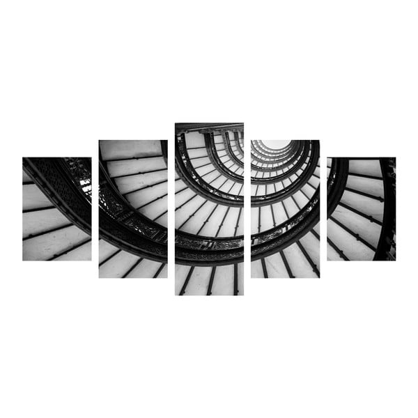 Viacdielny obraz Black&White Stairs
