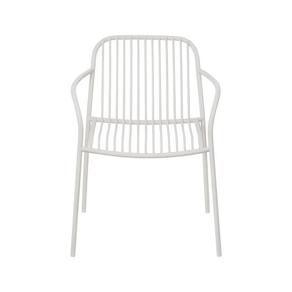 Svetlosivá kovová záhradná stolička Yua Wire – Blomus-image-2