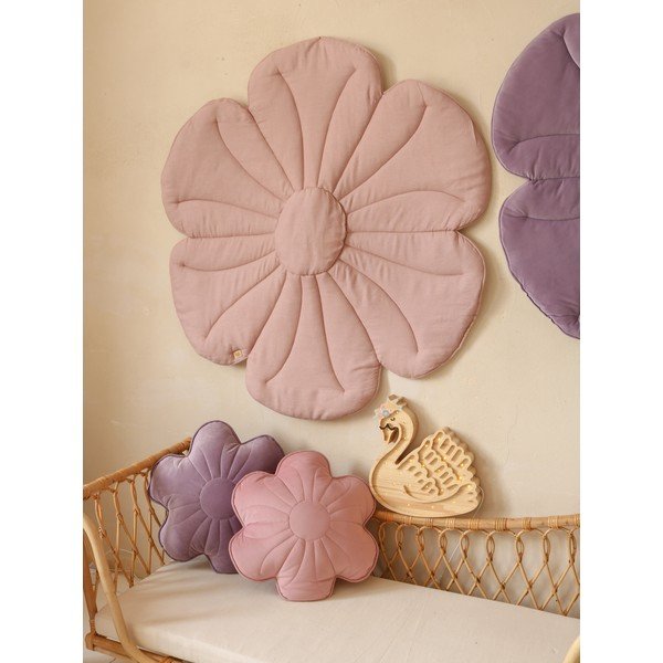 Svetloružová detská hracia podložka Powder Rose - Moi Mili-image-3