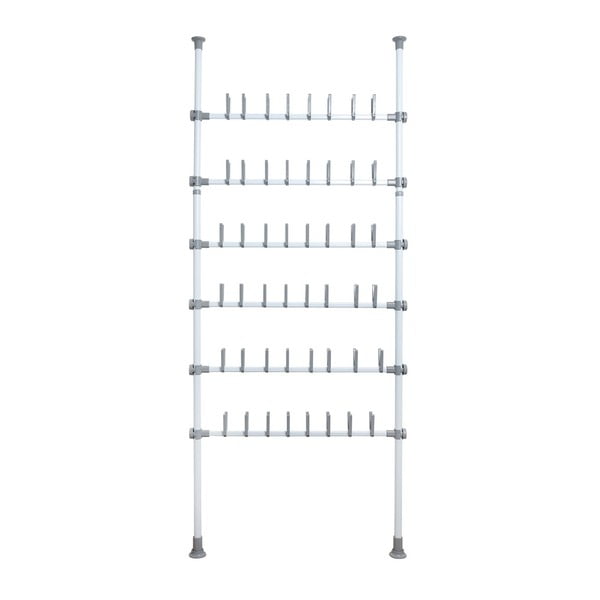 Biely kovový teleskopický stojan na topánky Herkules – Wenko-image-1