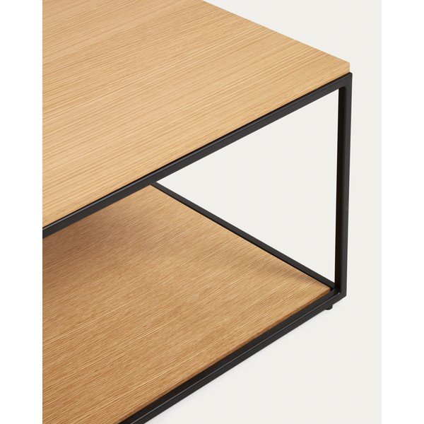 Konferenčný stolík s doskou v dubovom dekore v prírodnej farbe 60x110 cm Yoana – Kave Home-image-3