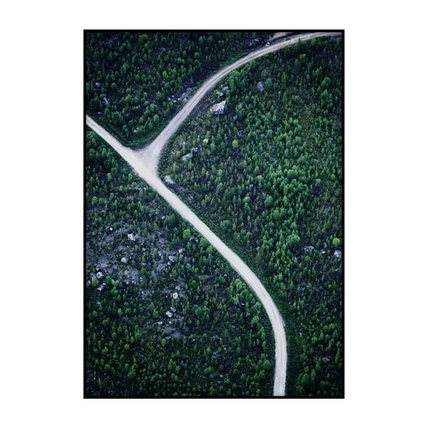Plagát Imagioo Roads In Forest, 40 × 30 cm