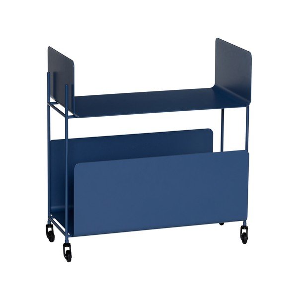 Kovový servírovací stolík na kolieskach 32x63 cm Ays – Hübsch