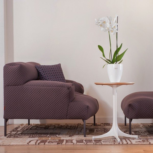 Biely samozavlažovací kvetináč Plastia Calimera A2, ø 17 cm-image-1