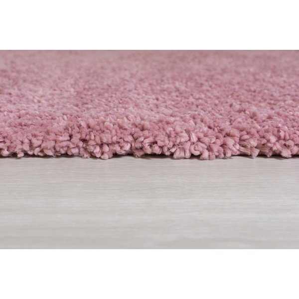 Tmavoružový koberec Flair Rugs Sparks, 60 x 110 cm-image-3