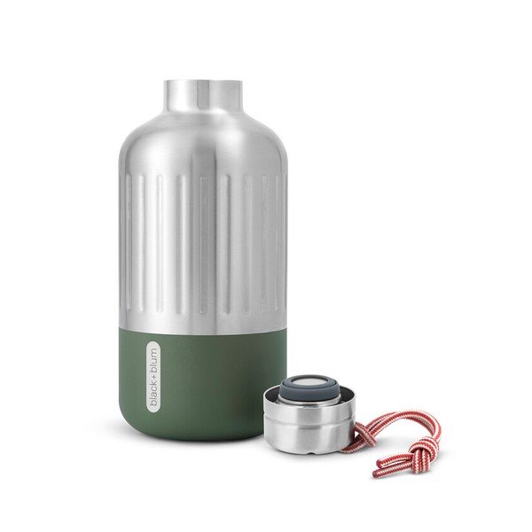 Termofľaša z nehrdzavejúcej ocele v striebornej farbe 650 ml Explorer – Black + Blum-image-3