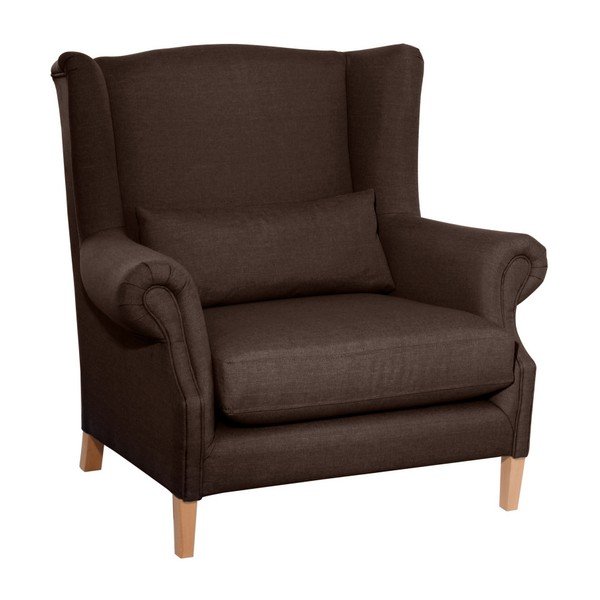 Hnedé kreslo Max Winzer Harvey
