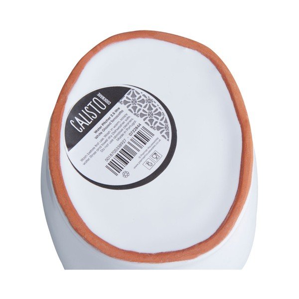 Biely džbán z glazovanej terakoty Premier Housewares, 2,5 l-image-4