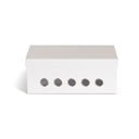 Biely kartónový organizér na káble Cordy Paper Laminate – Bigso