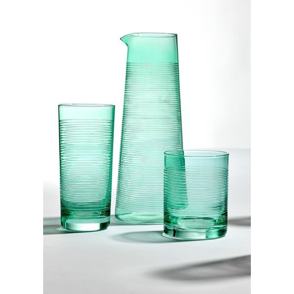Zelená sklenená karafa 1.2 l Linear – Ladelle-image-1
