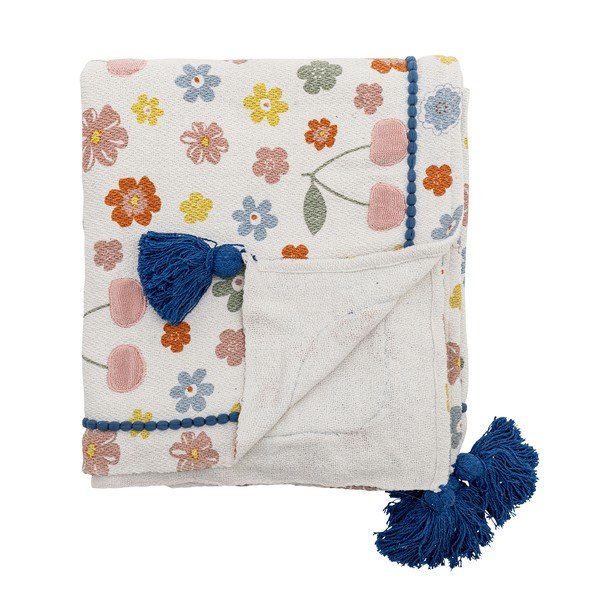 Detská deka z recyklovanej bavlny 130x160 cm Cherry – Bloomingville Mini