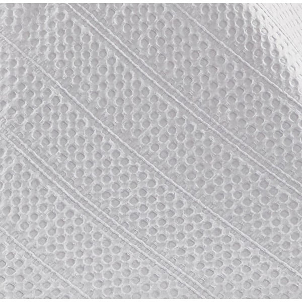 Biely bavlnený pléd na dvojlôžko 220x240 cm Lotus – Mijolnir-image-2