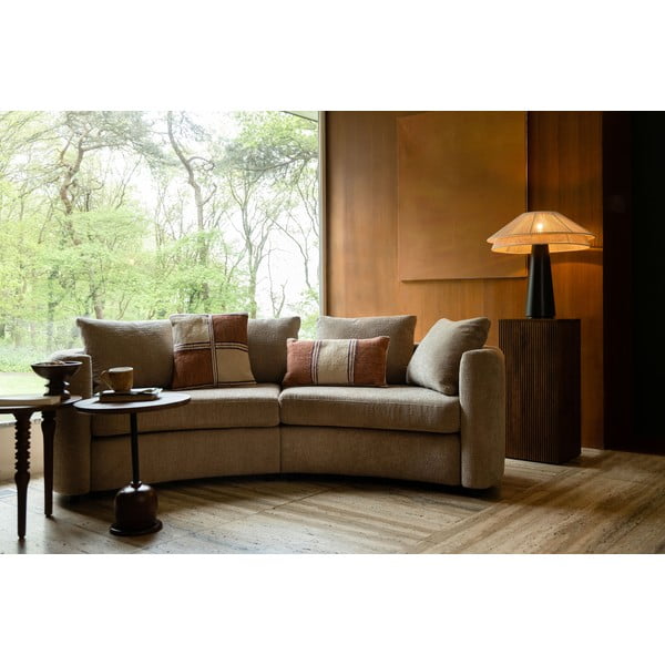 Čierno-biela stolová lampa s textilným tienidlom (výška 62 cm) Elon – Dutchbone-image-3