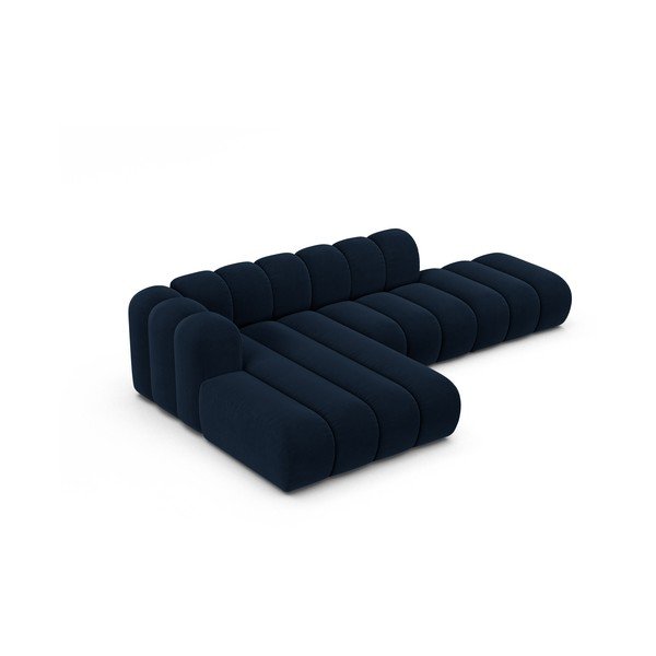 Tmavomodrá rohová pohovka (ľavý roh) Lupine – Micadoni Home-image-2