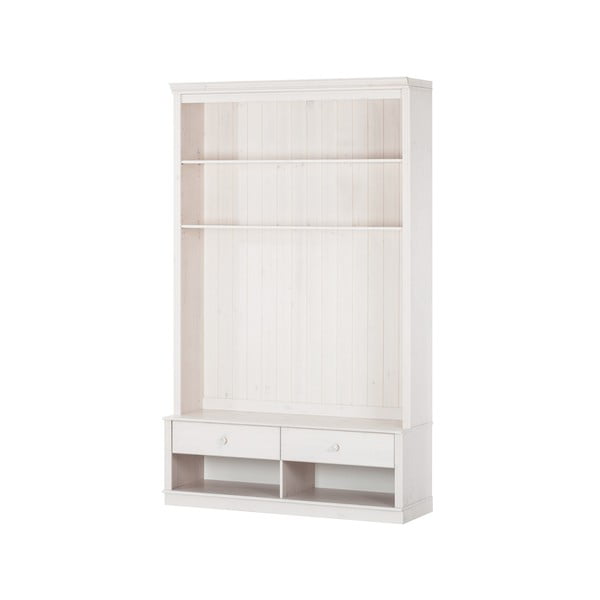 Biela TV zostava z borovicového dreva 140x223 cm Anita – Støraa-image-2