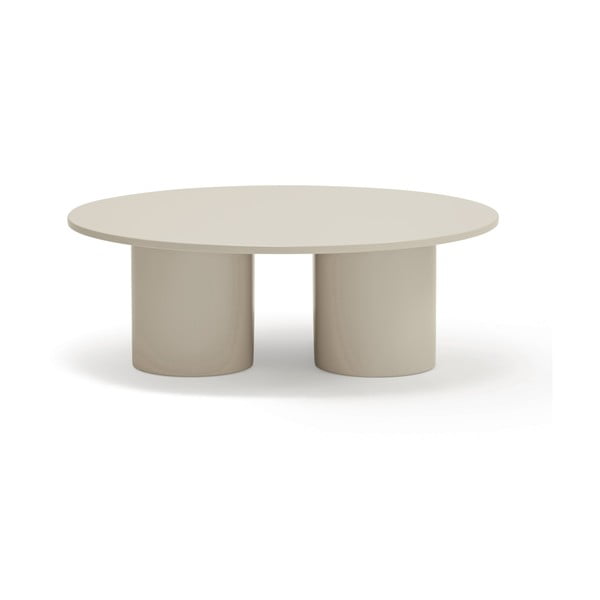 Krémovobiely konferenčný stolík 110x111 cm Totem – Teulat