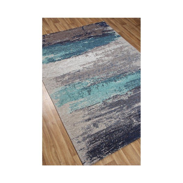 Koberec Garida Aqua Abstract, 80 × 150 cm-image-1