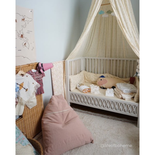 Detský sedací vak staroružový Cleo Vintage Nude – Lorena Canals-image-1