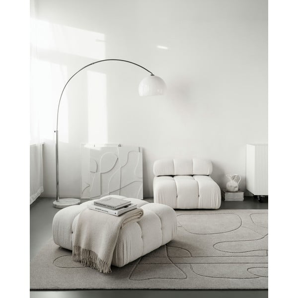 Svetlosivý vlnený koberec 160x230 cm Morphic – Agnella-image-1