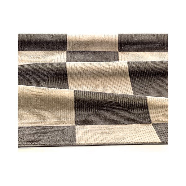 Koberec Webtappeti Reflex Brown Chess, 140 × 200 cm-image-2
