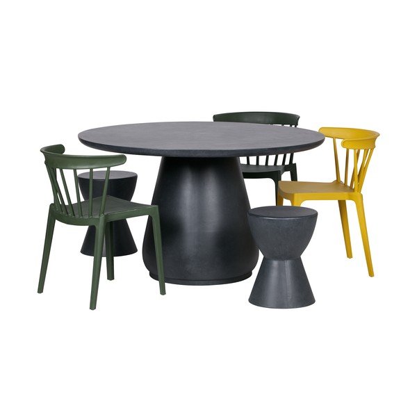 Žltá stolička vhodná do interiéru aj exteriéru WOOOD Bliss-image-3