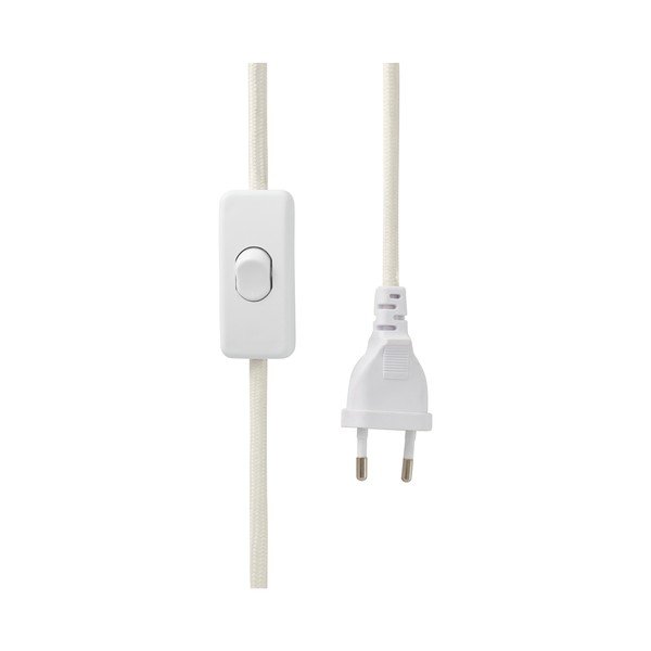 Krémovobiela látková stolová lampa (výška  46 cm) Fay – Ellos Home-image-4