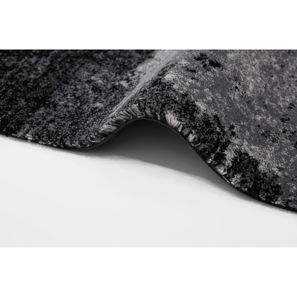 Tmavosivý vlnený koberec 200x300 cm Bran – Agnella-image-2