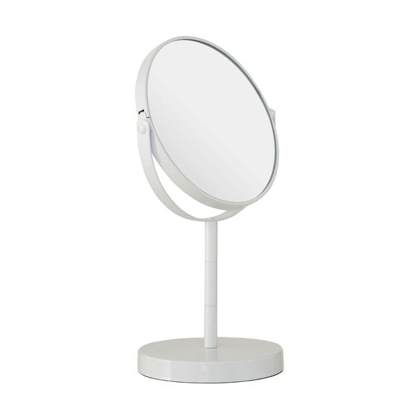 Biele kozmetické obojstranné zrkadlo Premier Housewares, 15 × 26 cm