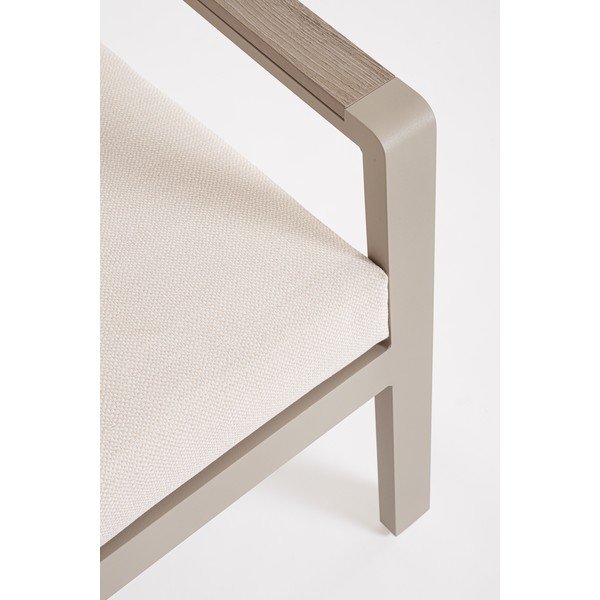 Béžová hliníková záhradná lounge súprava pre 5 Elna – Bizzotto-image-3