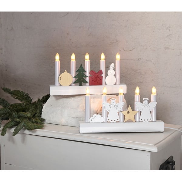 Biela vianočná svetelná dekorácia Julia – Star Trading-image-3