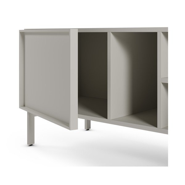 Krémovobiely TV stolík 160x51x42 cm Brise – Marckeric-image-3