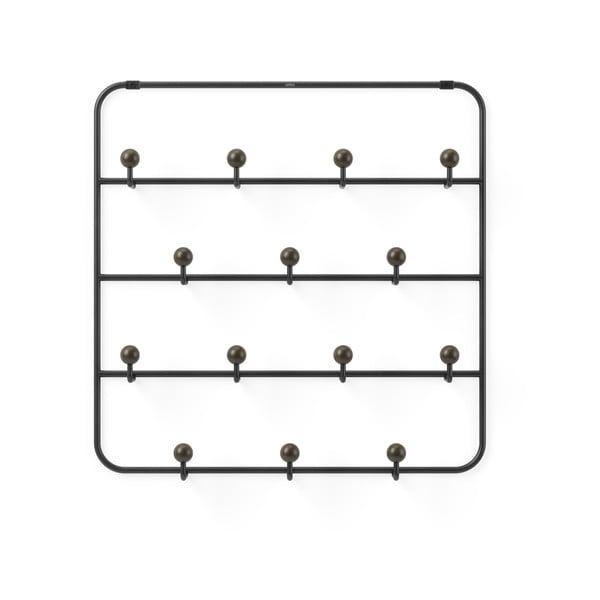 Čierny prírodný kovový vešiak na dvere 36 cm Estique - Umbra-image-3