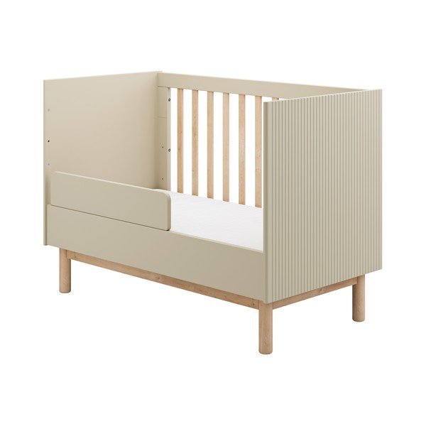 Krémová postieľka 60x120 cm Miloo – Pinio-image-4